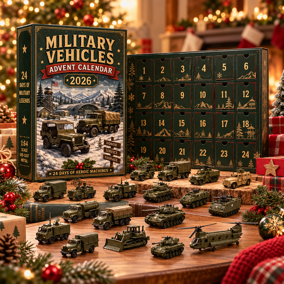 Military Vehicles - Advent Calendar
