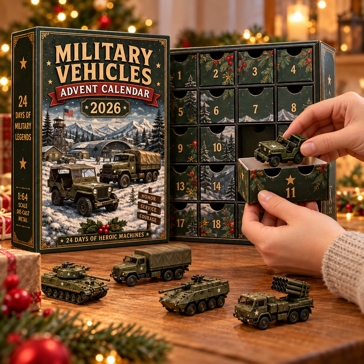 Military Vehicles - Advent Calendar