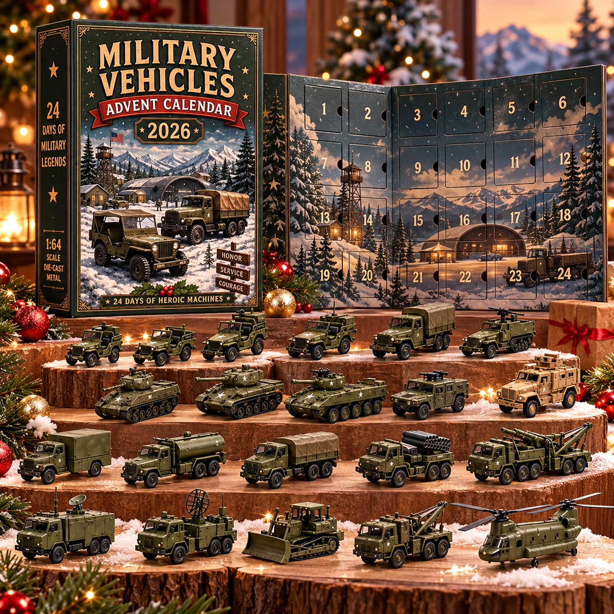 Military Vehicles - Advent Calendar