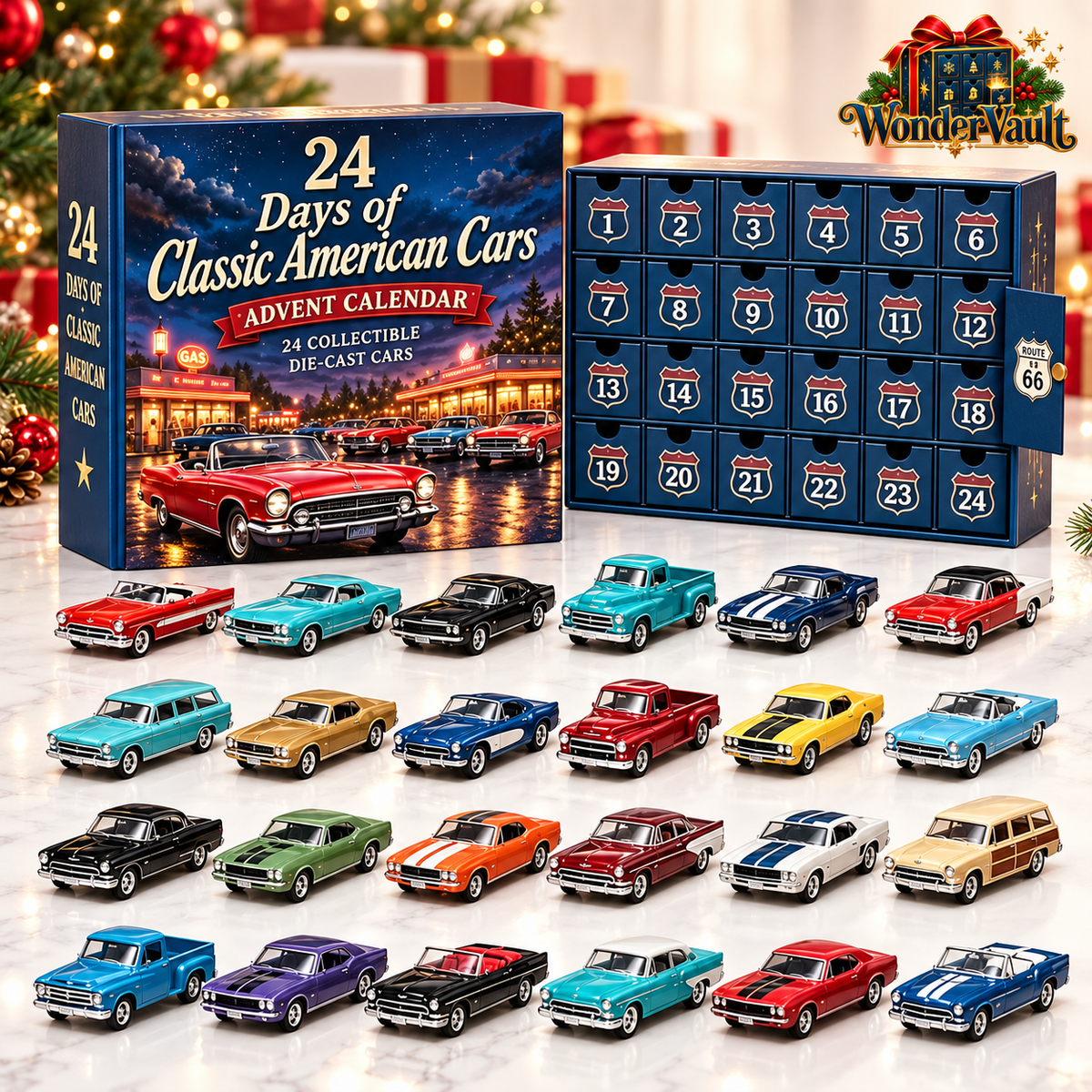 Classical American Cars - Advent Calendar
